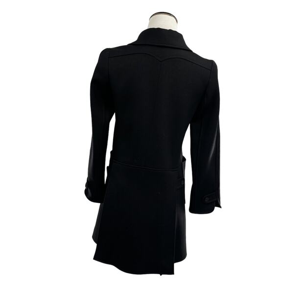 A.P.C. Rue Madame Paris Charlotte Black Wool Duffle Toggle Coat - Picture 10 of 12